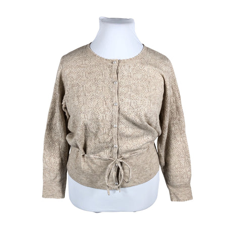 Naisten Cream - Neuletakki, koko 40 - Beige (2)