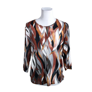 Naisten Marinello - Trikoopaita, koko 40 - Ruskea (1)