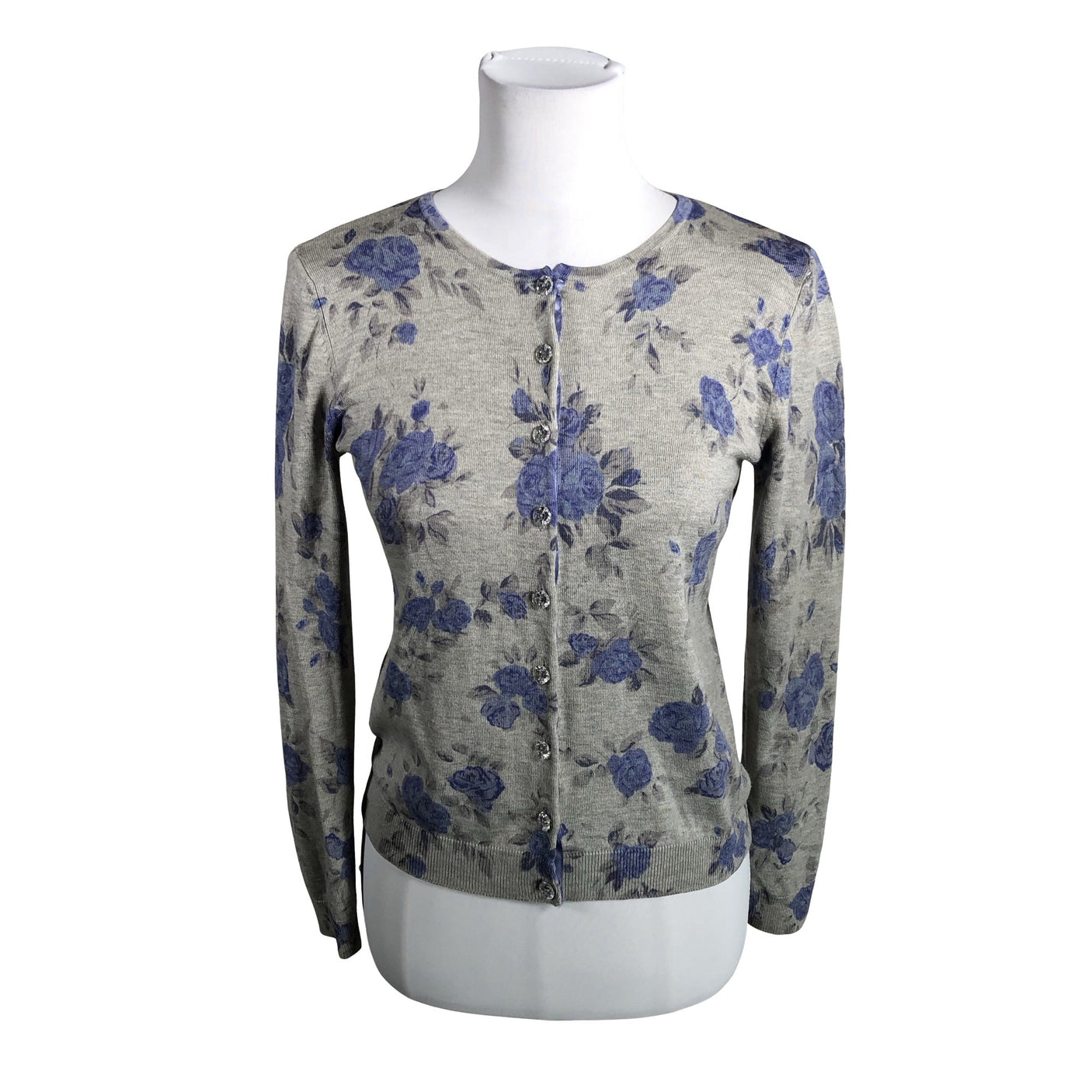 Naisten August Silk - Neuletakki, koko 36 - Harmaa (1)