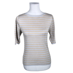 Naisten August Silk - Neulepaita, koko 38 - Beige (1)