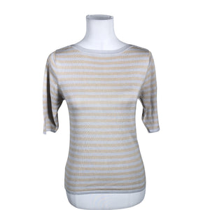 Naisten August Silk - Neulepaita, koko 38 - Beige (2)