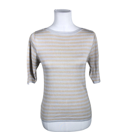 Naisten August Silk - Neulepaita, koko 38 - Beige (2)