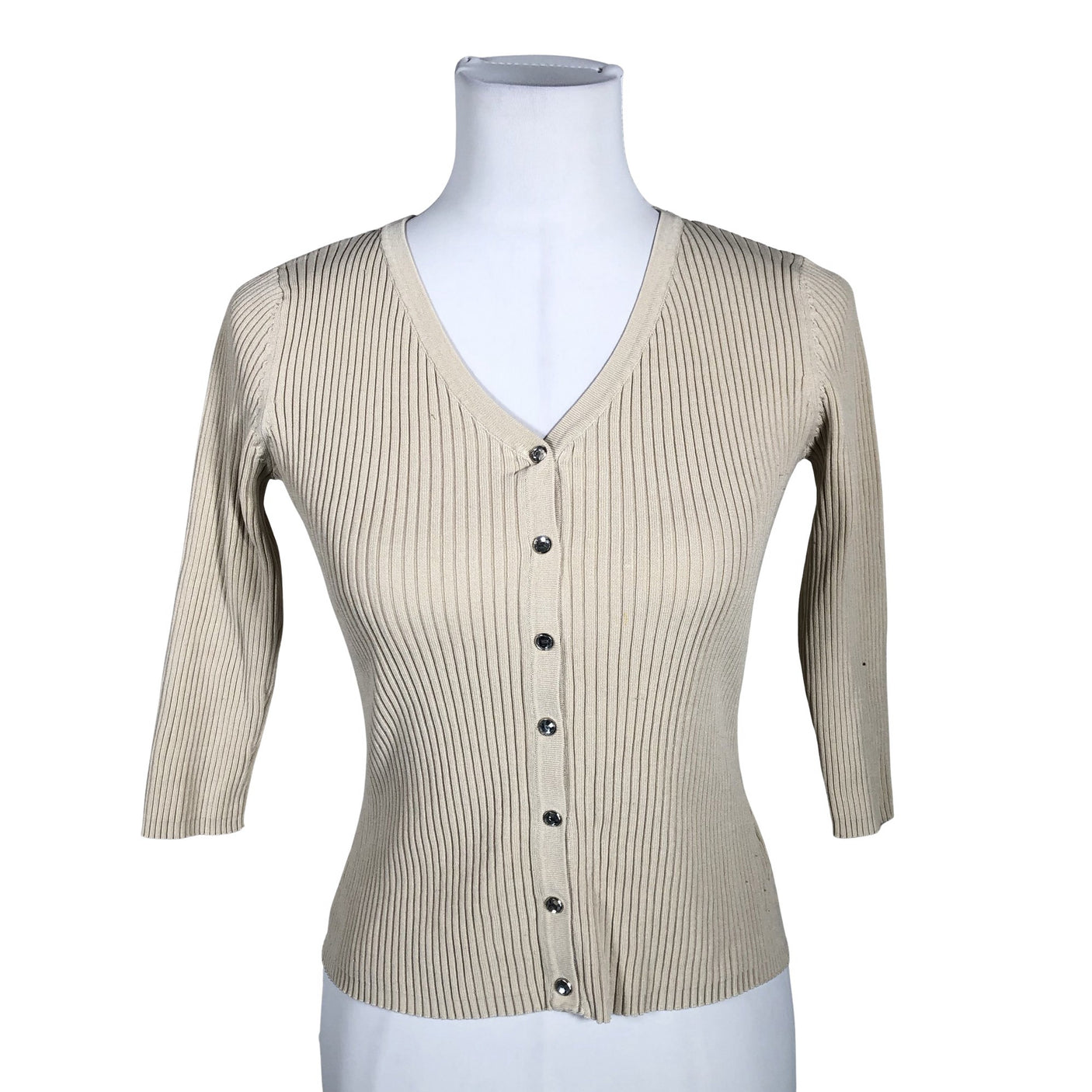 Naisten August Silk - Neuletakki, koko 36 - Beige (1)