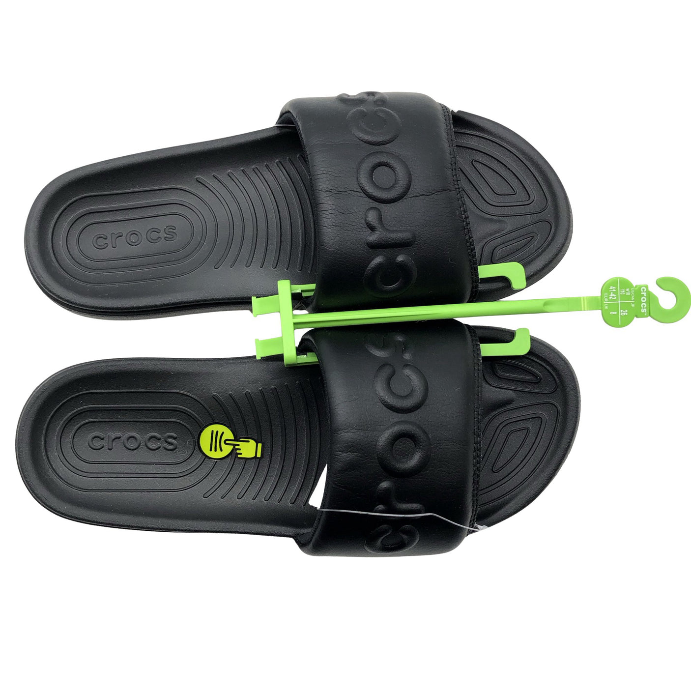 Naisten Crocs - Sandaalit, koko 41 - Musta (1)