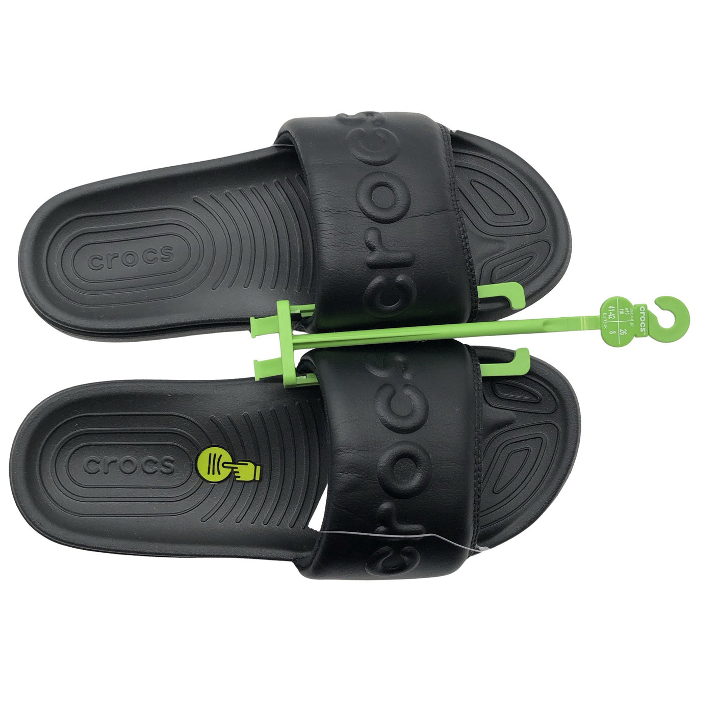 Naisten Crocs - Sandaalit, koko 41 - Musta (2)