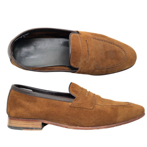 Miesten Loake - Loaferit, koko 42 - Ruskea (1)