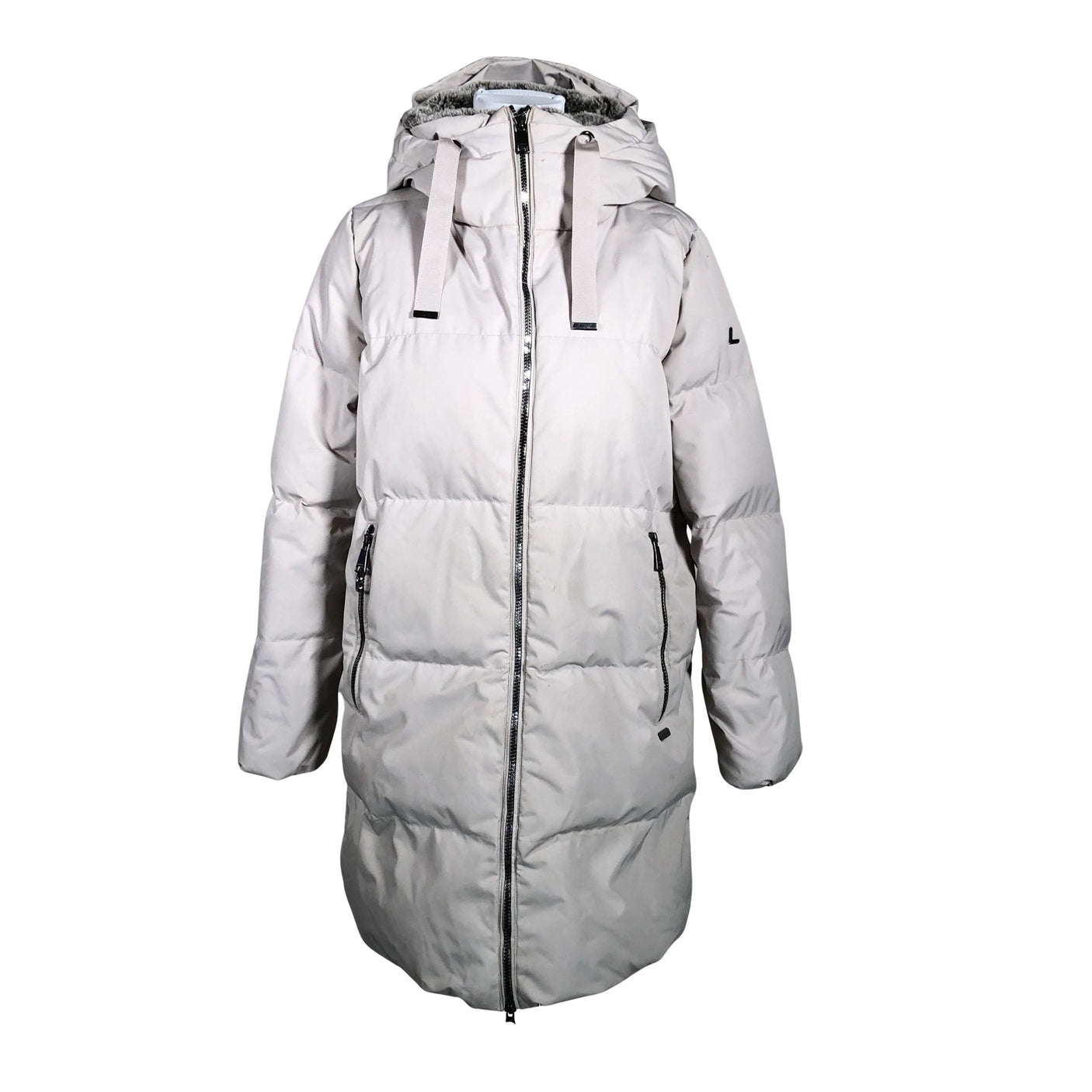 Naisten Luhta - Untuvatakki, koko 38 - Beige (1)