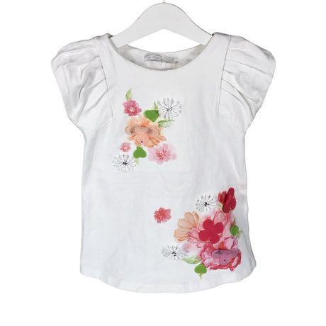 Tyttöjen Mayoral - Trikootoppi, koko 104 - 110 - Valkoinen ()