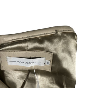 Naisten Andiata - Nahkatakki, koko 36 - Beige (5)