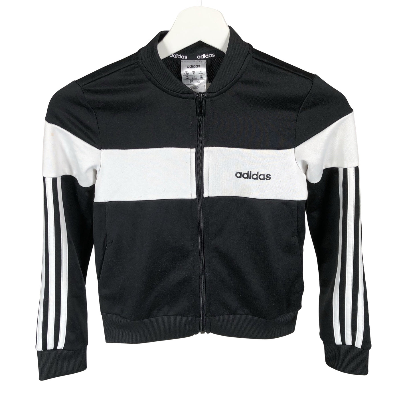 Unisex Adidas - Verryttelytakki, koko 128 - 134 - Musta (1)