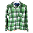 Unisex Polarn O. Pyret - Flanellipaita, koko 134 - 140 - Vihreä ()