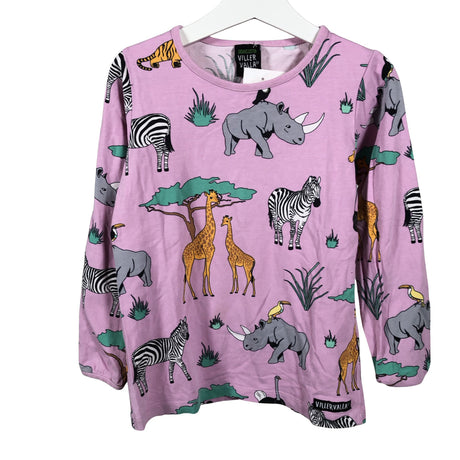 Tyttöjen Villervalla - Trikoopaita, koko 116 - 122 - Vaaleanpunainen ()