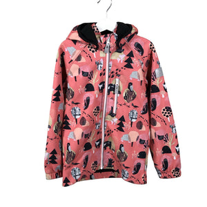 Tyttöjen Reima - Softshell-takki, koko 122 - 128 - Vaaleanpunainen (1)