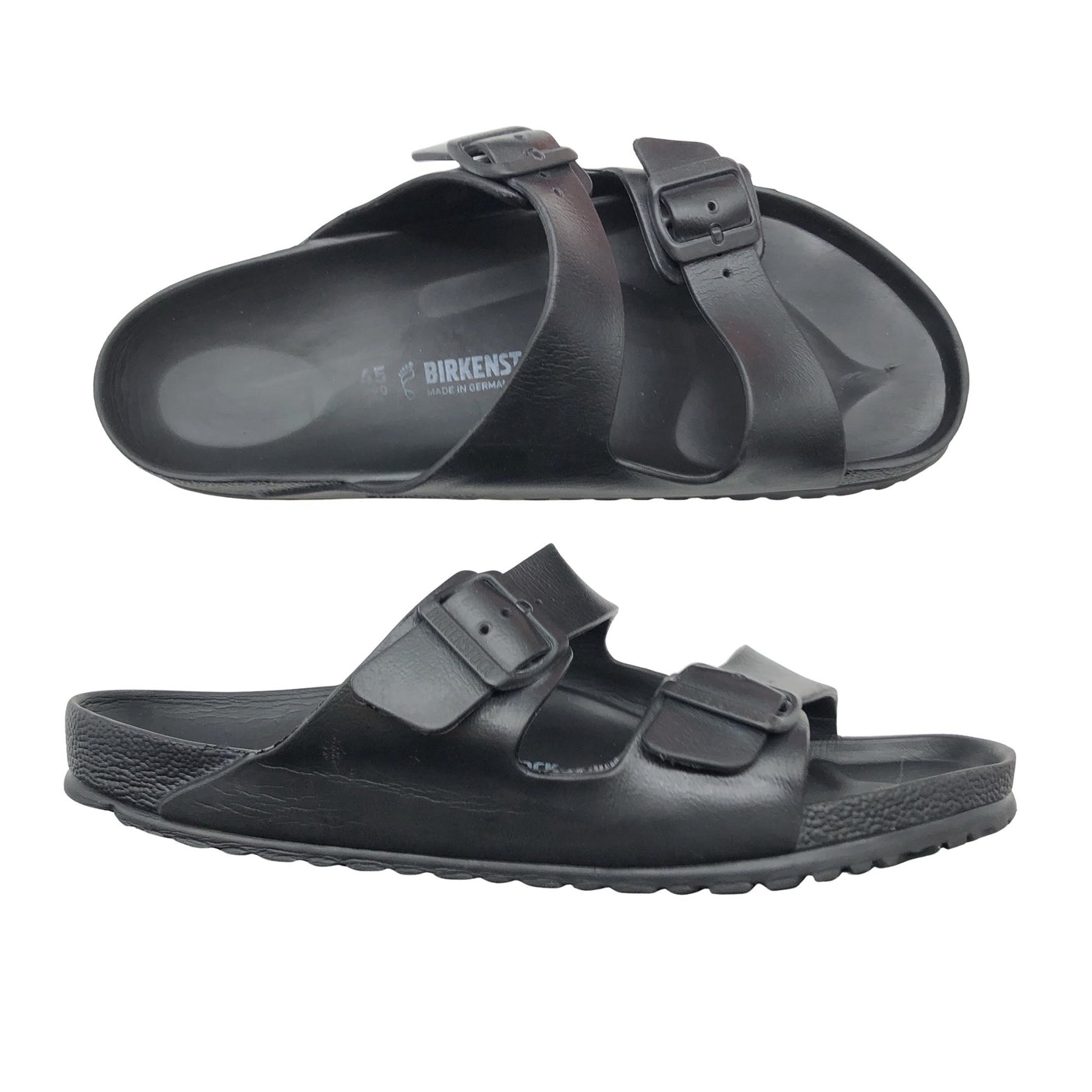 Miesten Birkenstock - Rantasandaalit, koko 45 - Musta (2)