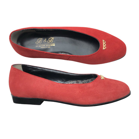 Naisten M-Shoe Makers - Ballerinat, koko 37 - Punainen (2)