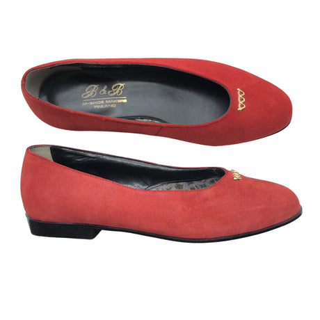 Naisten M-Shoe Makers - Ballerinat, koko 37 - Punainen ()