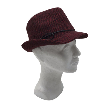 Naisten Mongo - Hattu, koko 48 - 50 cm - Viininpunainen ()