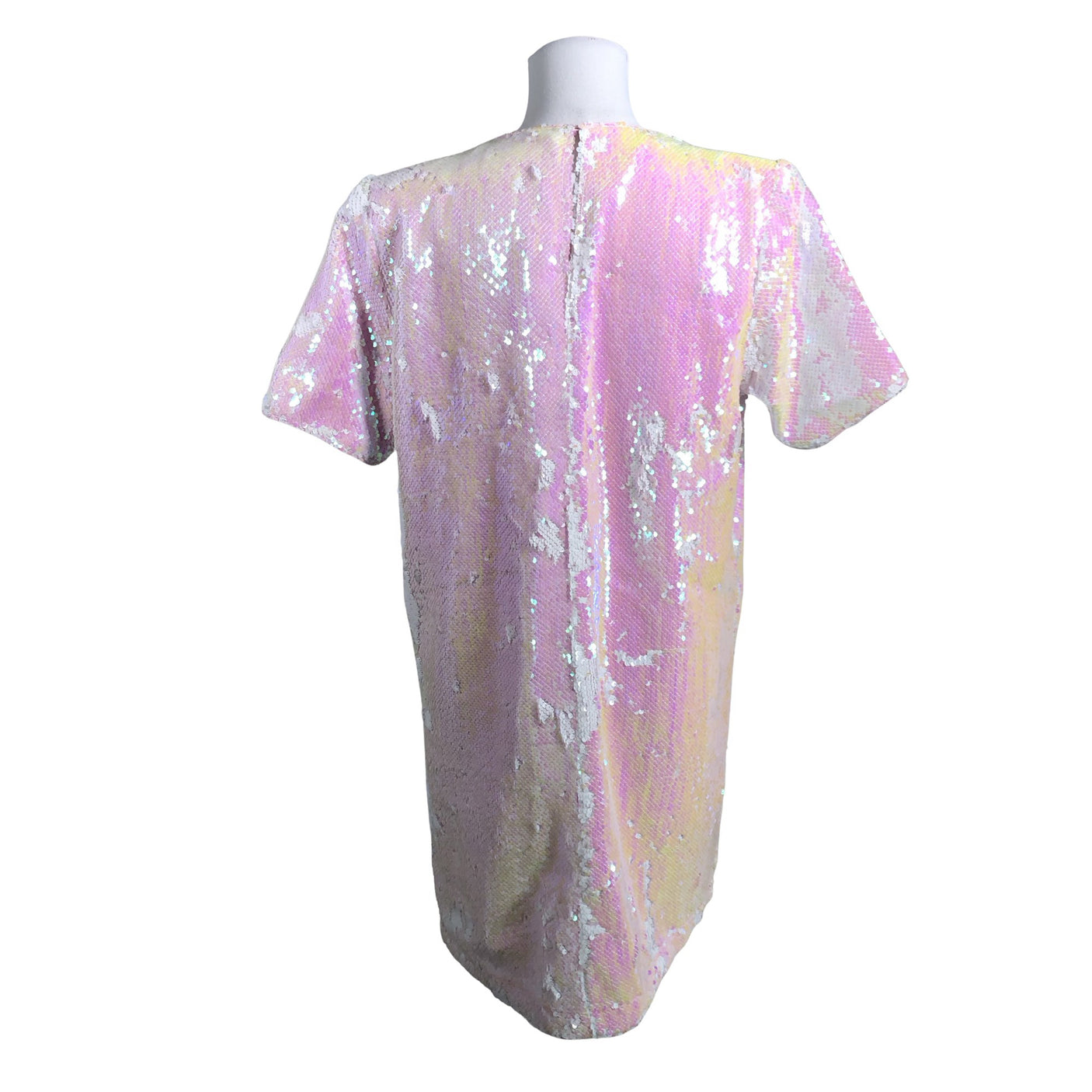 Naisten Selected - Juhlamekko, koko 40 - Vaaleanpunainen (2)