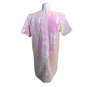 Naisten Selected - Juhlamekko, koko 40 - Vaaleanpunainen (2)