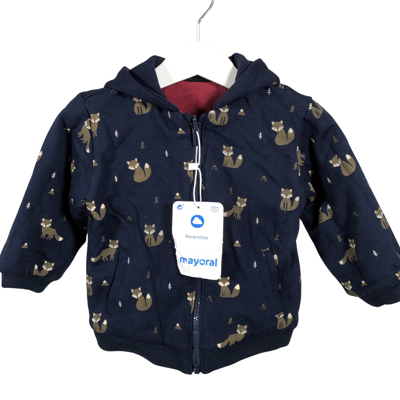 Unisex Mayoral - Collegeasu, koko 74 - 80 - Viininpunainen (4)