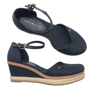Naisten Tommy Hilfiger - Kiilakorkosandaalit, koko 36 - Sininen (2)