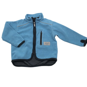 Unisex Polarn O. Pyret - Windfleecetakki, koko 68 - 74 - Turkoosi (1)