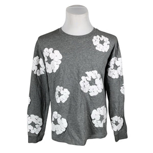 Miesten Denim Tears - Trikoopaita, koko M - Harmaa (1)