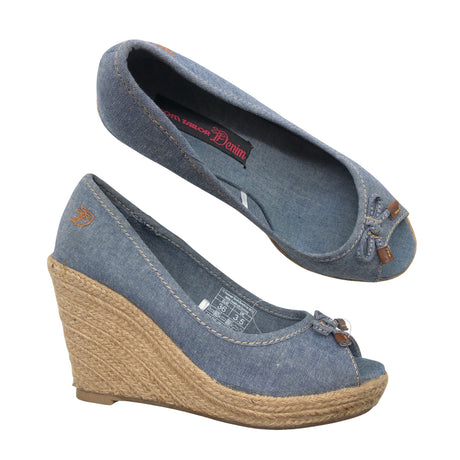 Naisten Tom Tailor - Avokärkiset korkokengät, koko 36 - Sininen (2)