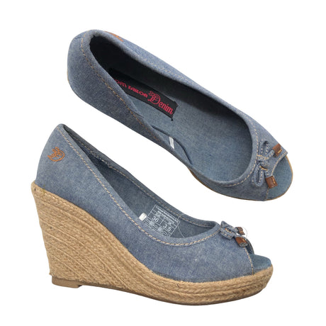 Naisten Tom Tailor - Avokärkiset korkokengät, koko 36 - Sininen ()