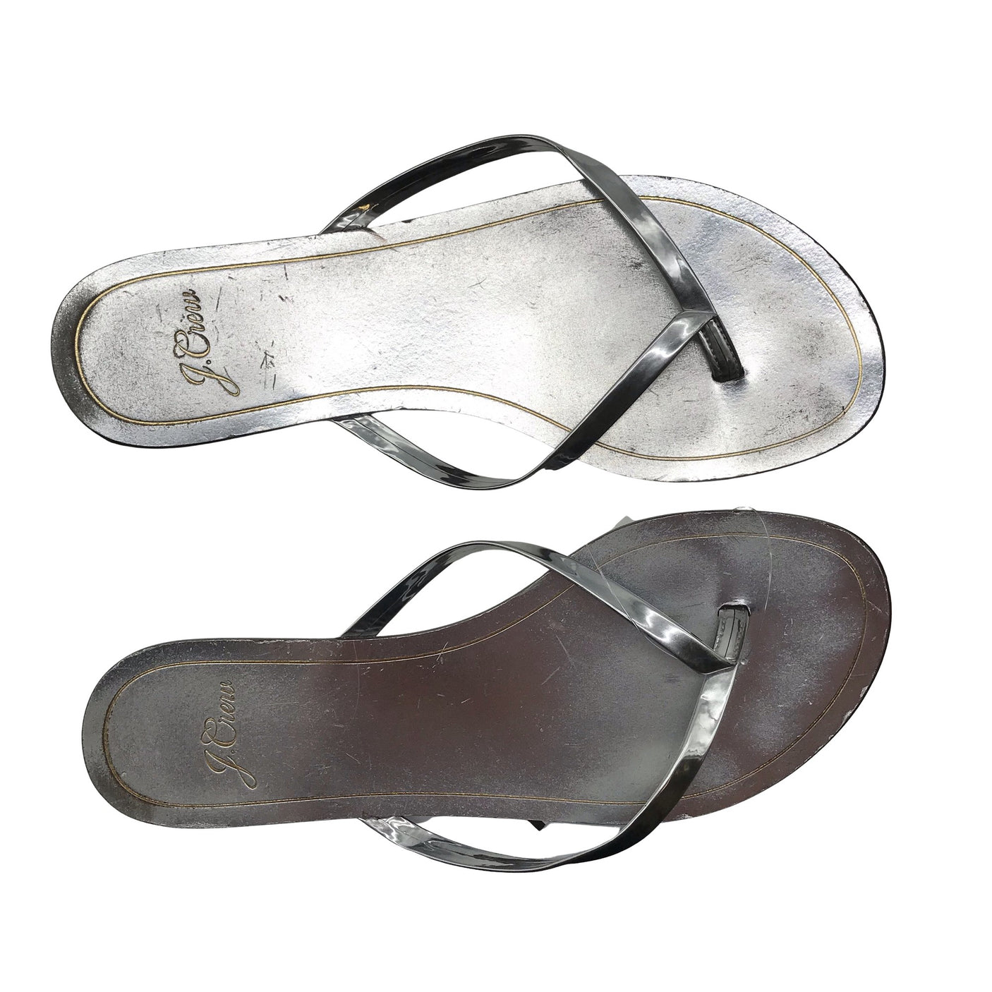 Naisten J.Crew - Sandaalit, koko 39 - Hopea (1)