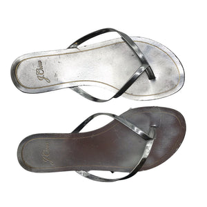 Naisten J.Crew - Sandaalit, koko 39 - Hopea (1)