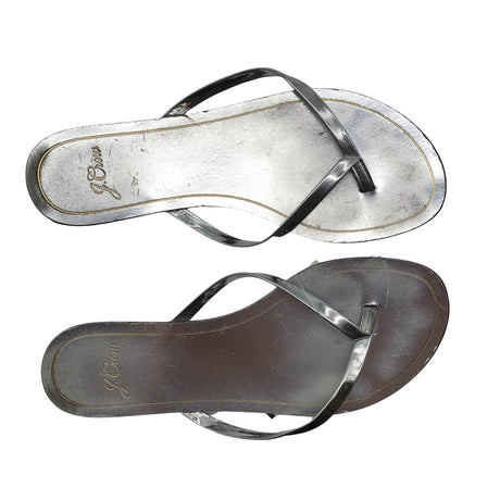 Naisten J.Crew - Sandaalit, koko 39 - Hopea ()