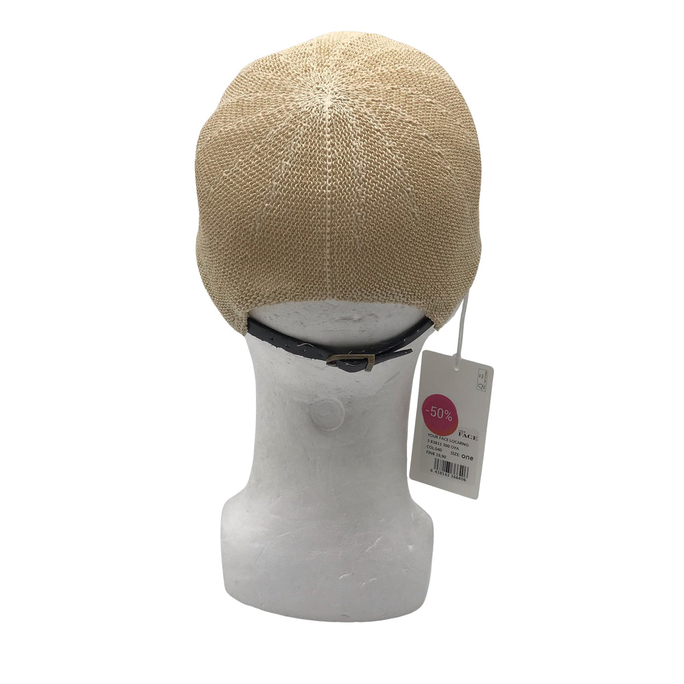 Unisex Your Face - Lippalakki, koko 50 - 52 cm - Beige (2)