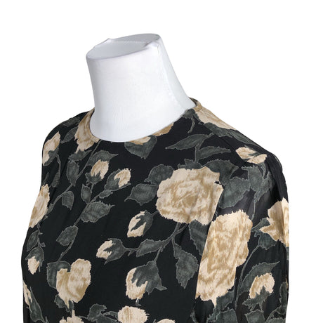 Naisten Ganni - Sifonkimekko, koko 38 - Musta (2)