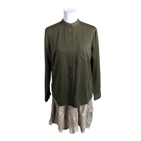 Naisten Sisley - Sifonkimekko, koko 38 - Vihreä ()