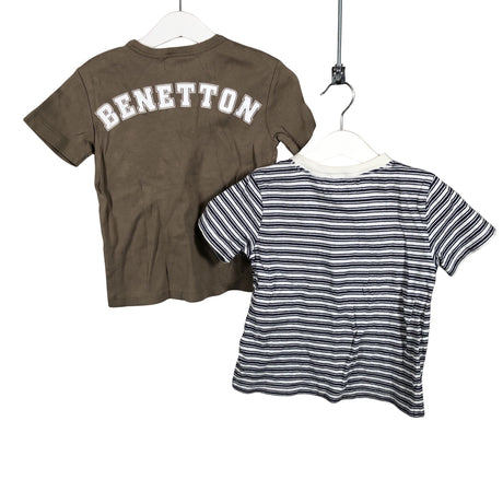 Poikien Benetton - T-paita, koko 104 - 110 - Sininen (2)