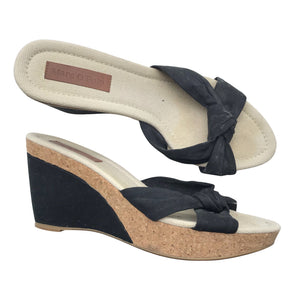 Naisten Marc O'Polo - Kiilakorkosandaalit, koko 39 - Musta (2)