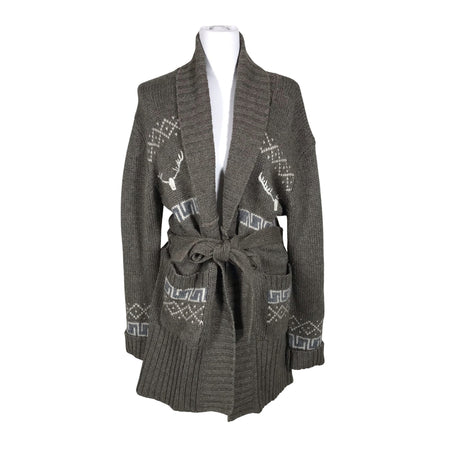 Naisten Sand - Neuletakki, koko 40 - Ruskea (2)