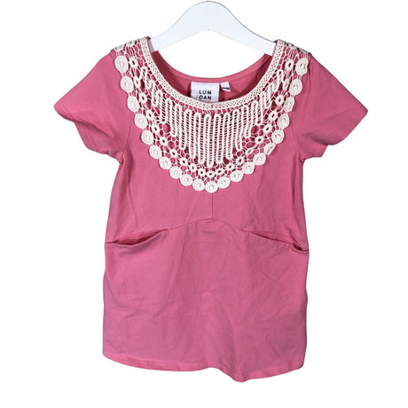 Tyttöjen Lumoan - Trikoomekko, koko 110 - 116 - Vaaleanpunainen ()