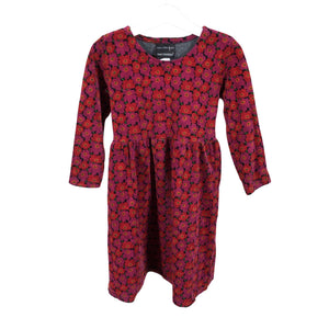 Tyttöjen Marimekko - Collegemekko, koko 104 - 110 - Punainen (1)