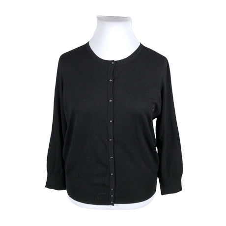 Naisten Marks&Spencer - Neuletakki, koko 48 - Musta ()