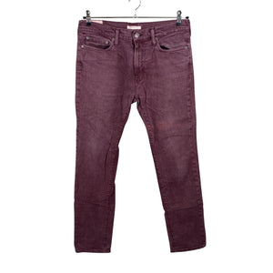 Miesten Abercrombie&Fitch - Farkut, koko W33 - Viininpunainen (1)