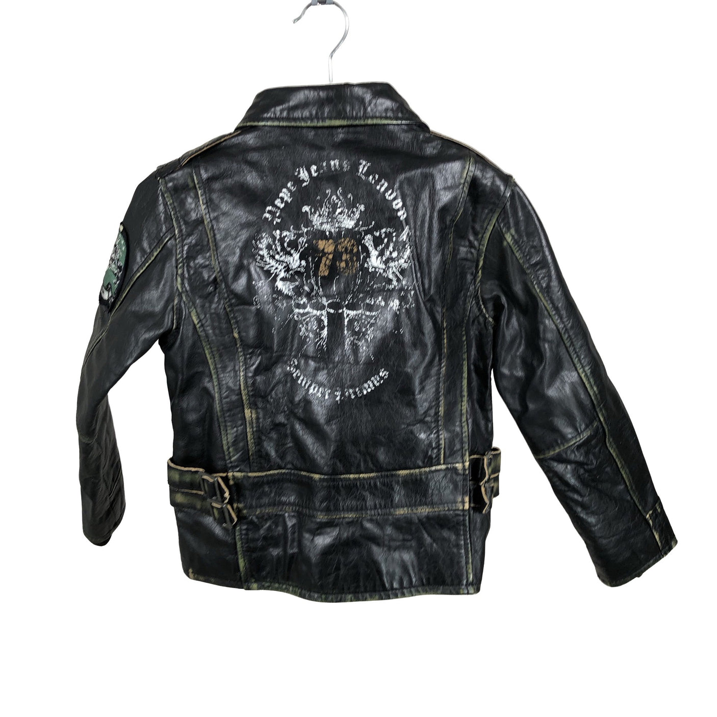 Unisex Pepe Jeans - Nahkatakki, koko 122 - 128 - Musta (2)