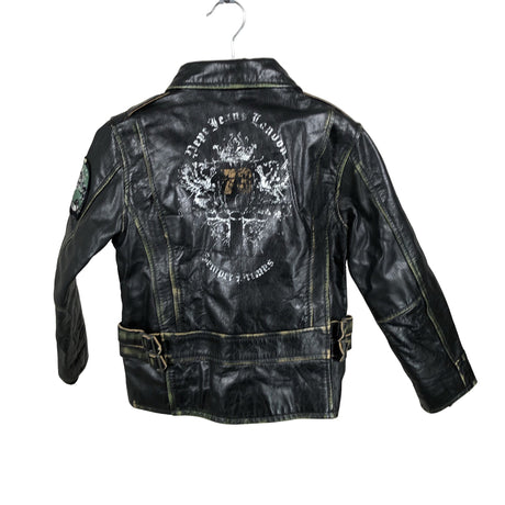 Unisex Pepe Jeans - Nahkatakki, koko 122 - 128 - Musta (2)