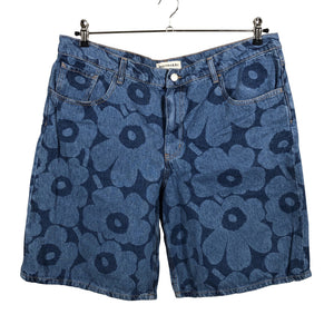 Naisten Marimekko - Farkkushortsit, koko W34 - Sininen (1)