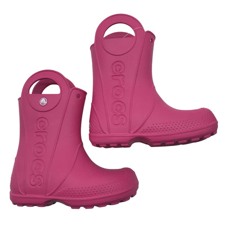 Tyttöjen Crocs - Kumisaappaat, koko 28 - Pinkki ()