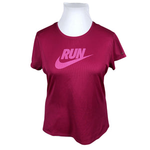 Naisten Nike - Urheilupaita, lyhyet hihat, koko 42 - Pinkki (1)