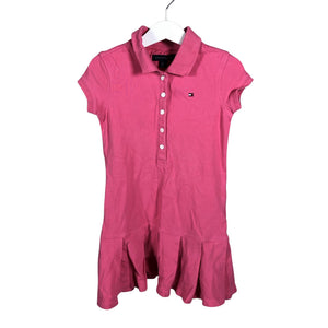 Tyttöjen Tommy Hilfiger - Pikeemekko, koko 104 - 110 - Pinkki (1)