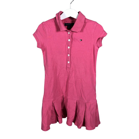 Tyttöjen Tommy Hilfiger - Pikeemekko, koko 104 - 110 - Pinkki ()