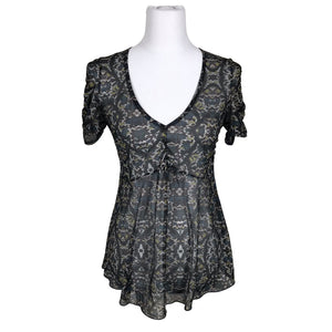 Naisten Kookai - Lyhythihainen pusero, koko 36 - Sininen (2)